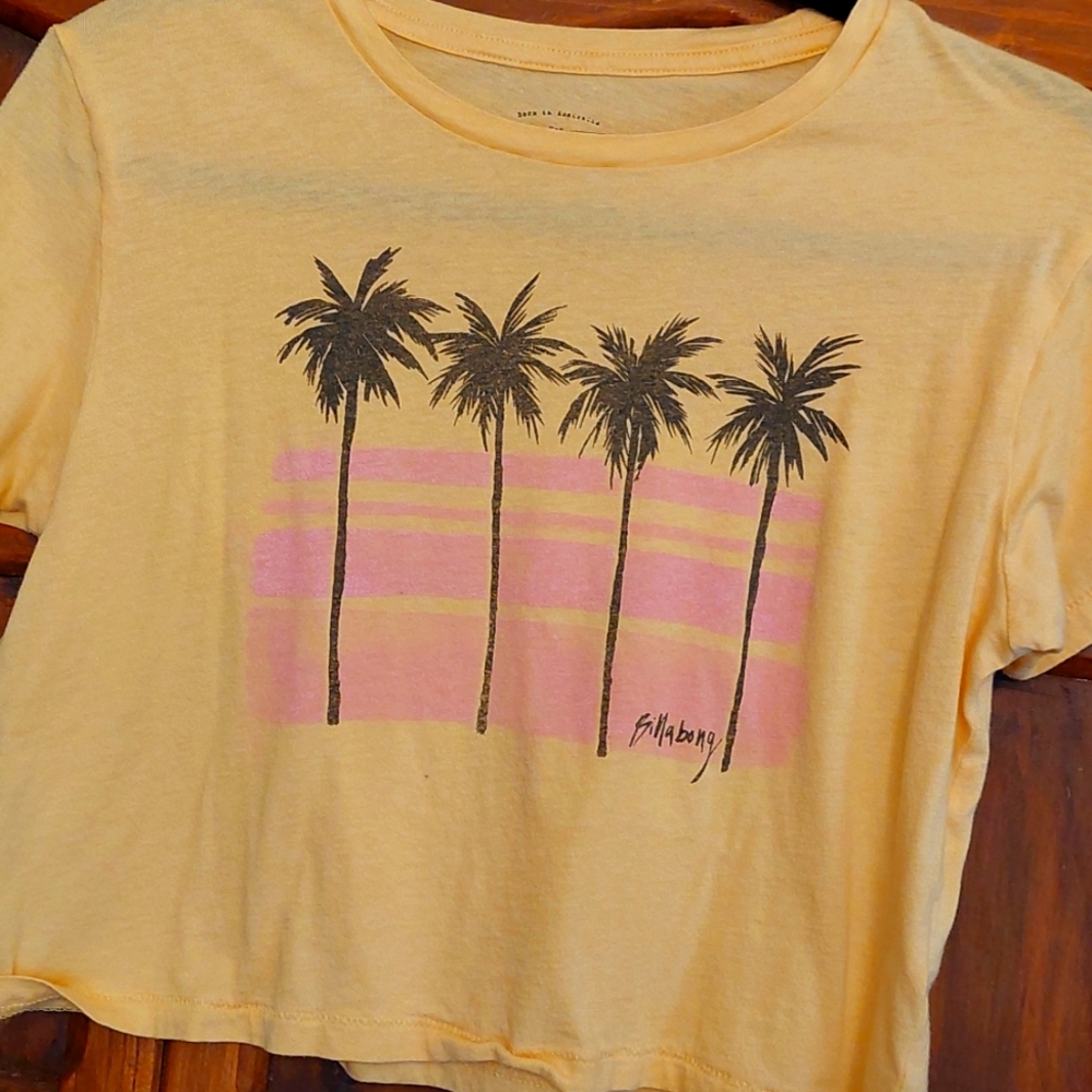 Billabong yellow medium shirt